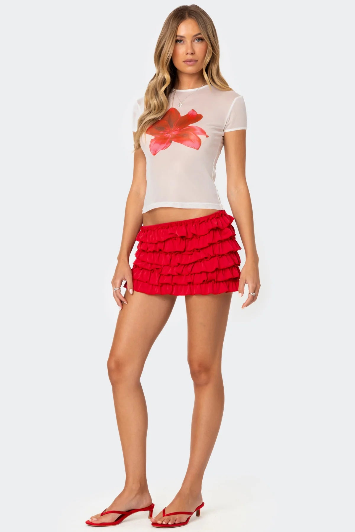 GOAT URBAN RUFFLED MINI SKIRT 2028