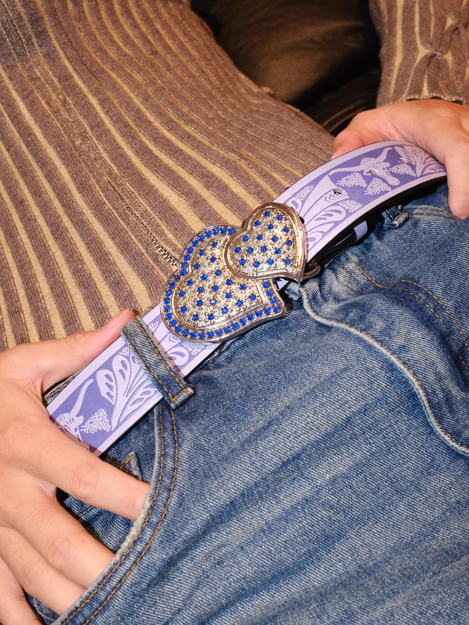 GOAT URBAN PURPLE STARS BELT 534 