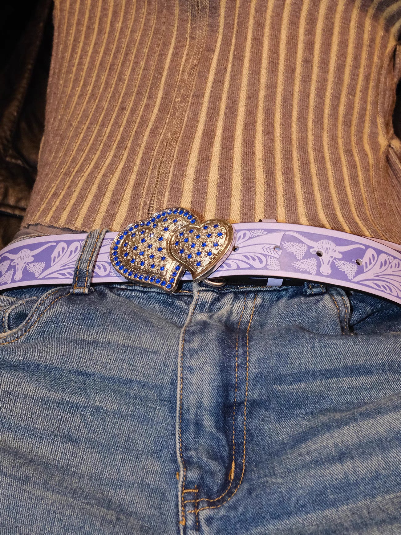 GOAT URBAN PURPLE STARS BELT 534 