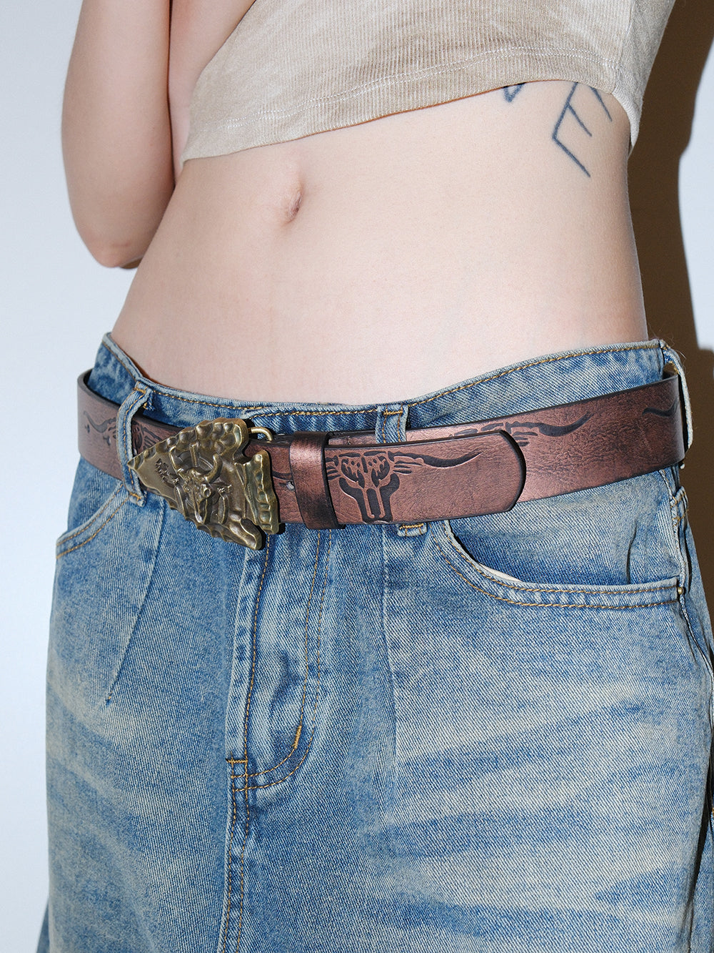 GOAT URBAN BULL BROWN BELT 536