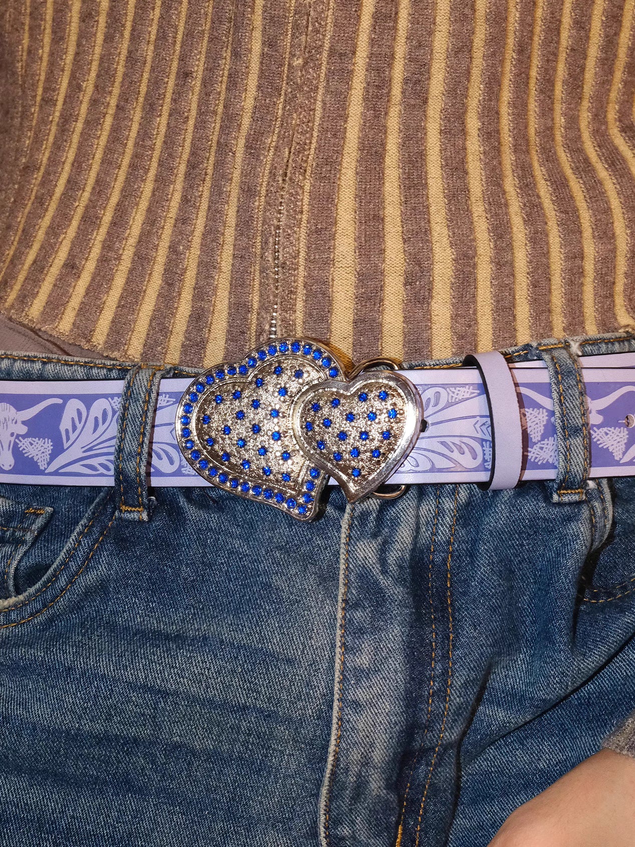 GOAT URBAN PURPLE STARS BELT 534