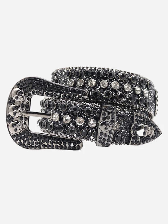 GOAT URBAN RHINESTONE BEADED BELT 507