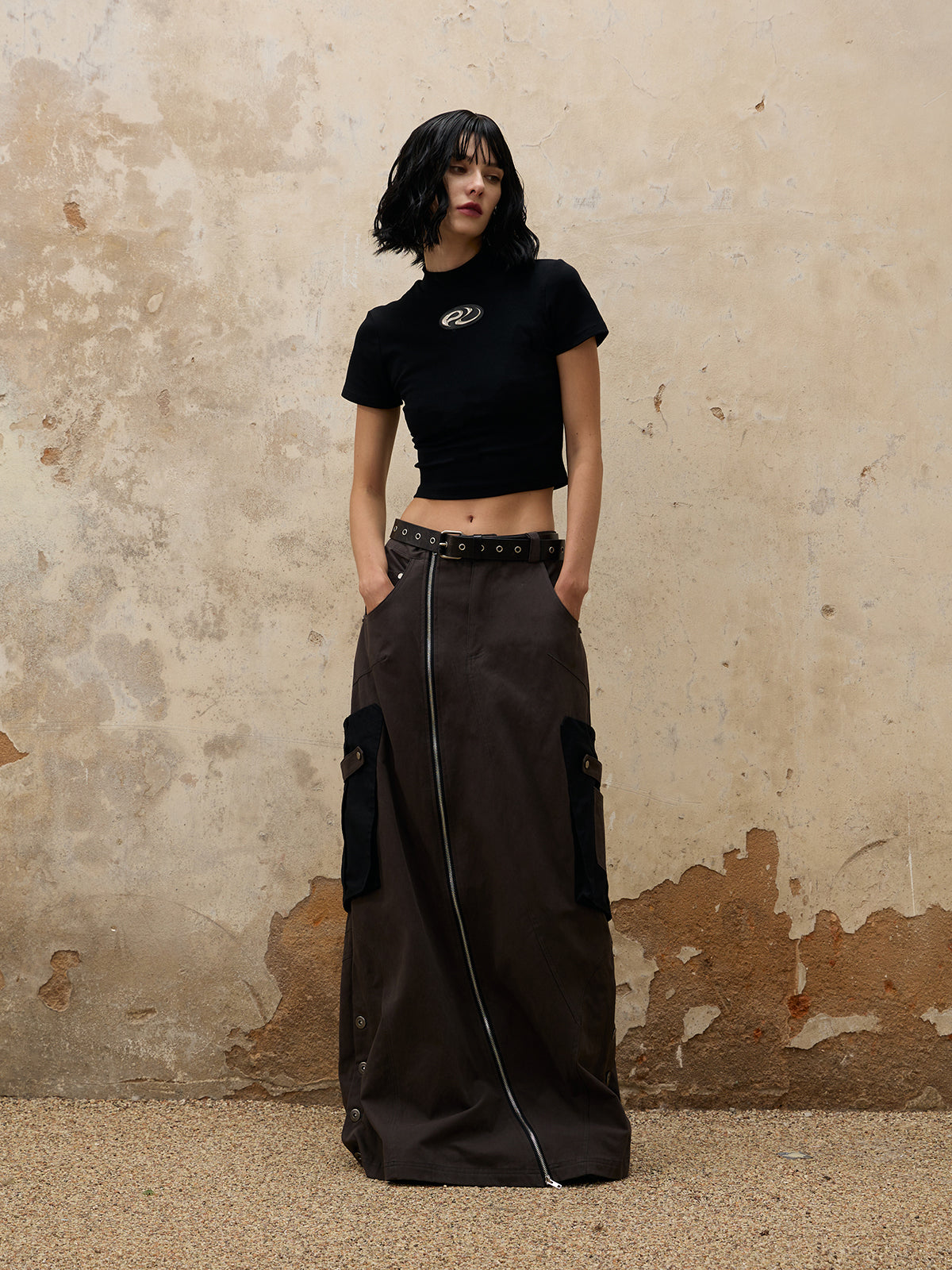 GOAT URBAN x Personsoul Metal Maxi Skirt