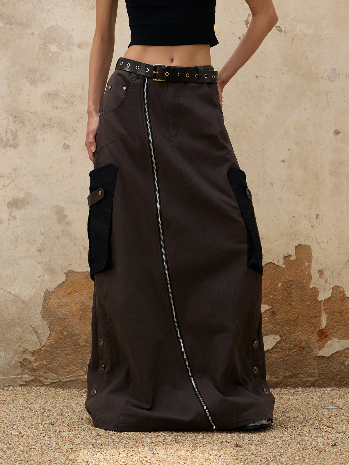 GOAT URBAN x Personsoul Metal Maxi Skirt