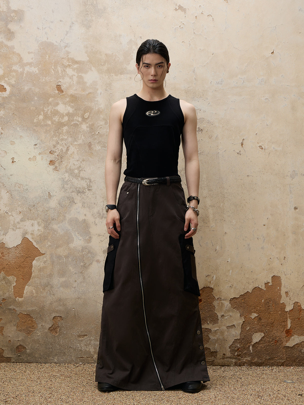 GOAT URBAN x Personsoul Metal Maxi Skirt